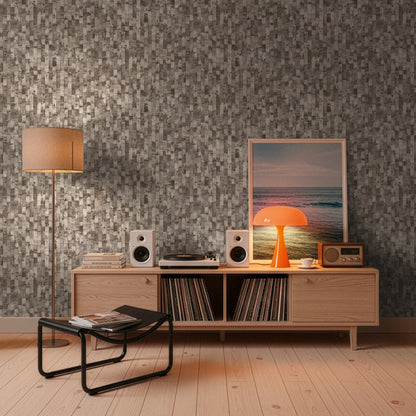 Livingwalls Vibes & Styles Daniel - Urban Lines Streifen Grau Beige - 10,05 m x 0,53 m