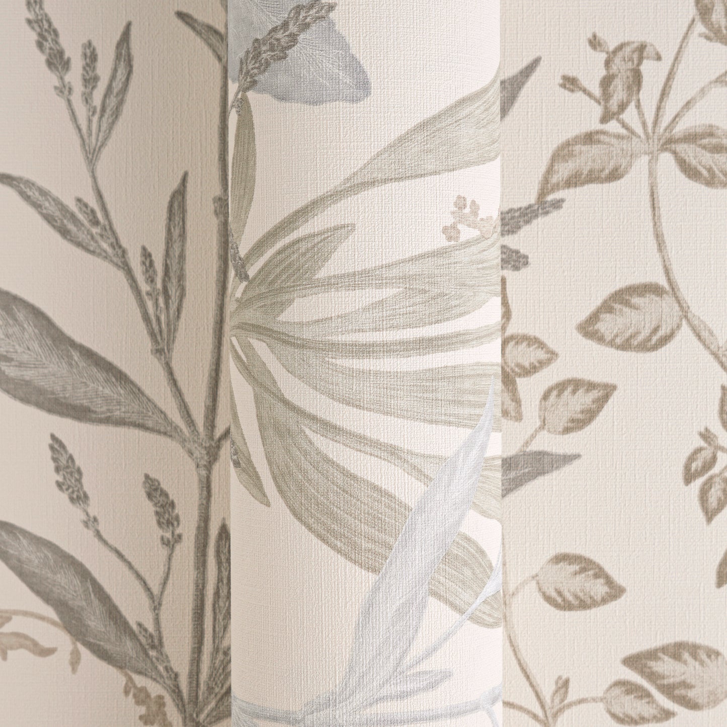 Livingwalls Vibes & Styles Elodie - Maison Botanique Blätter Creme - 10,05 m x 0,53 m