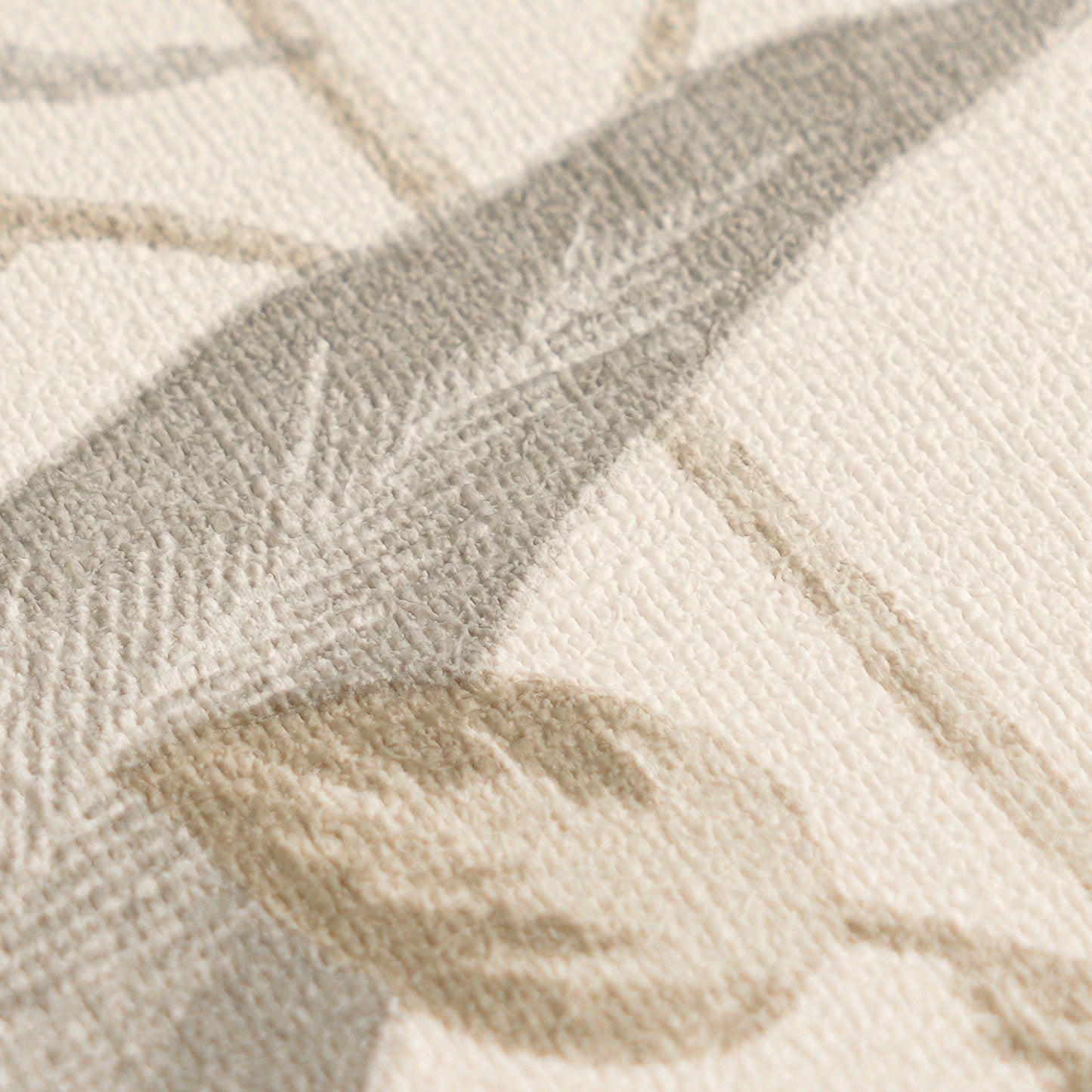 Mustertapete Wildkräuter Cremebeige - 10,05 m x 0,53 m