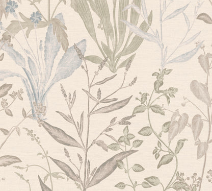 Livingwalls Vibes & Styles Elodie - Maison Botanique Blätter Creme - 10,05 m x 0,53 m