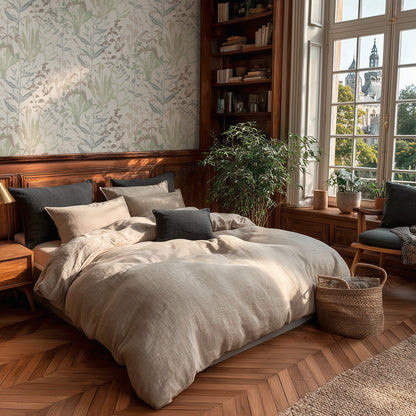 Livingwalls Vibes & Styles Elodie - Maison Botanique Blätter Braun - 10,05 m x 0,53 m