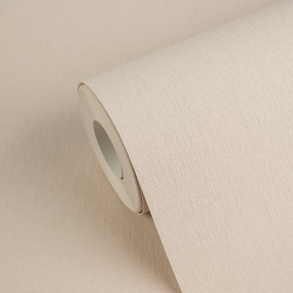 Livingwalls Vibes & Styles Vliestapete Strukturtapete Hellbeige - 10,05 m x 0,53 m