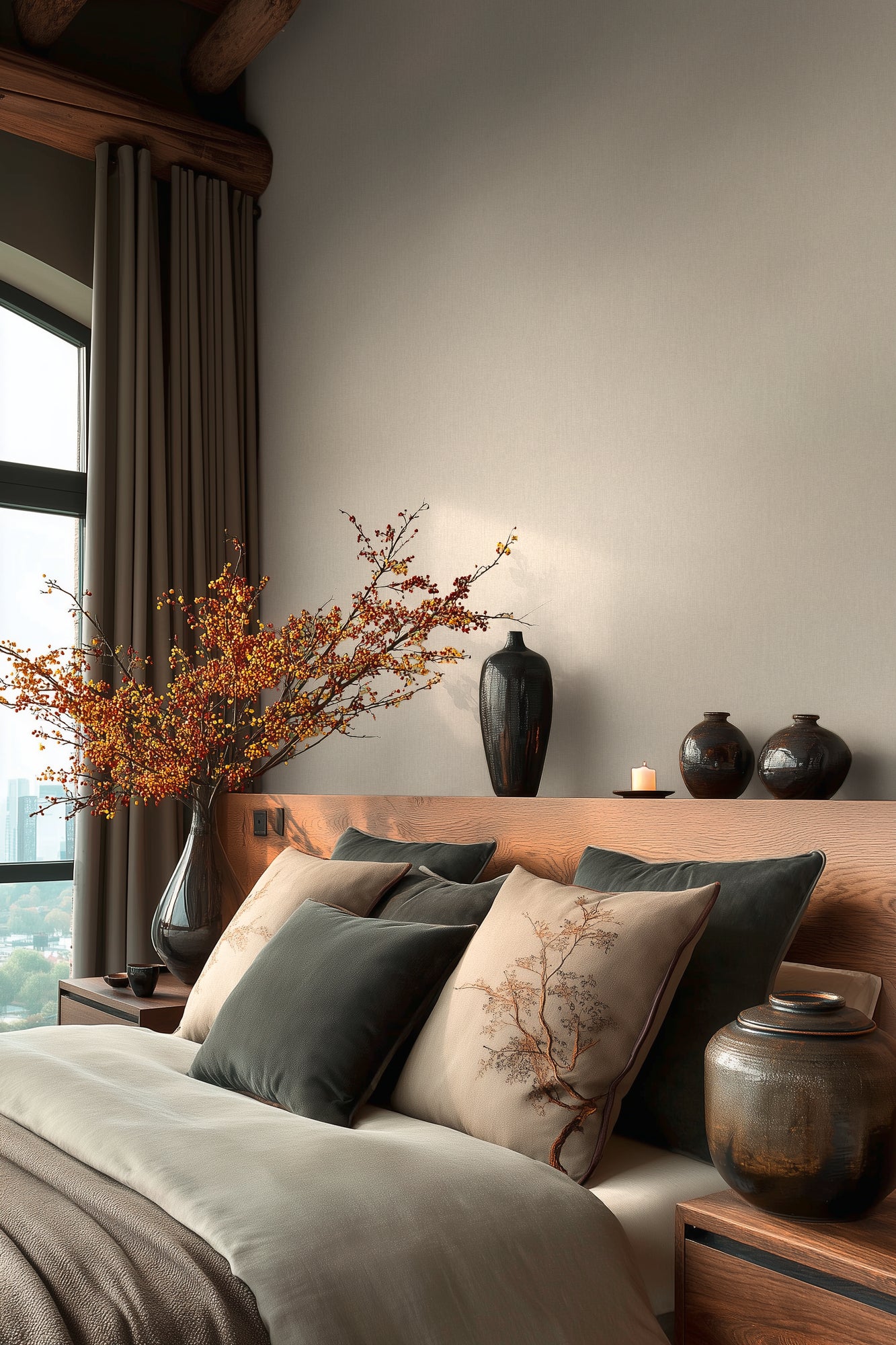 Livingwalls Vibes & Styles Vliestapete Strukturtapete Hellbeige - 10,05 m x 0,53 m