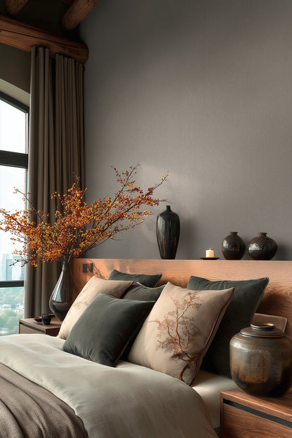 Livingwalls Vibes & Styles Vliestapete Strukturtapete Taupegrau - 10,05 m x 0,53 m