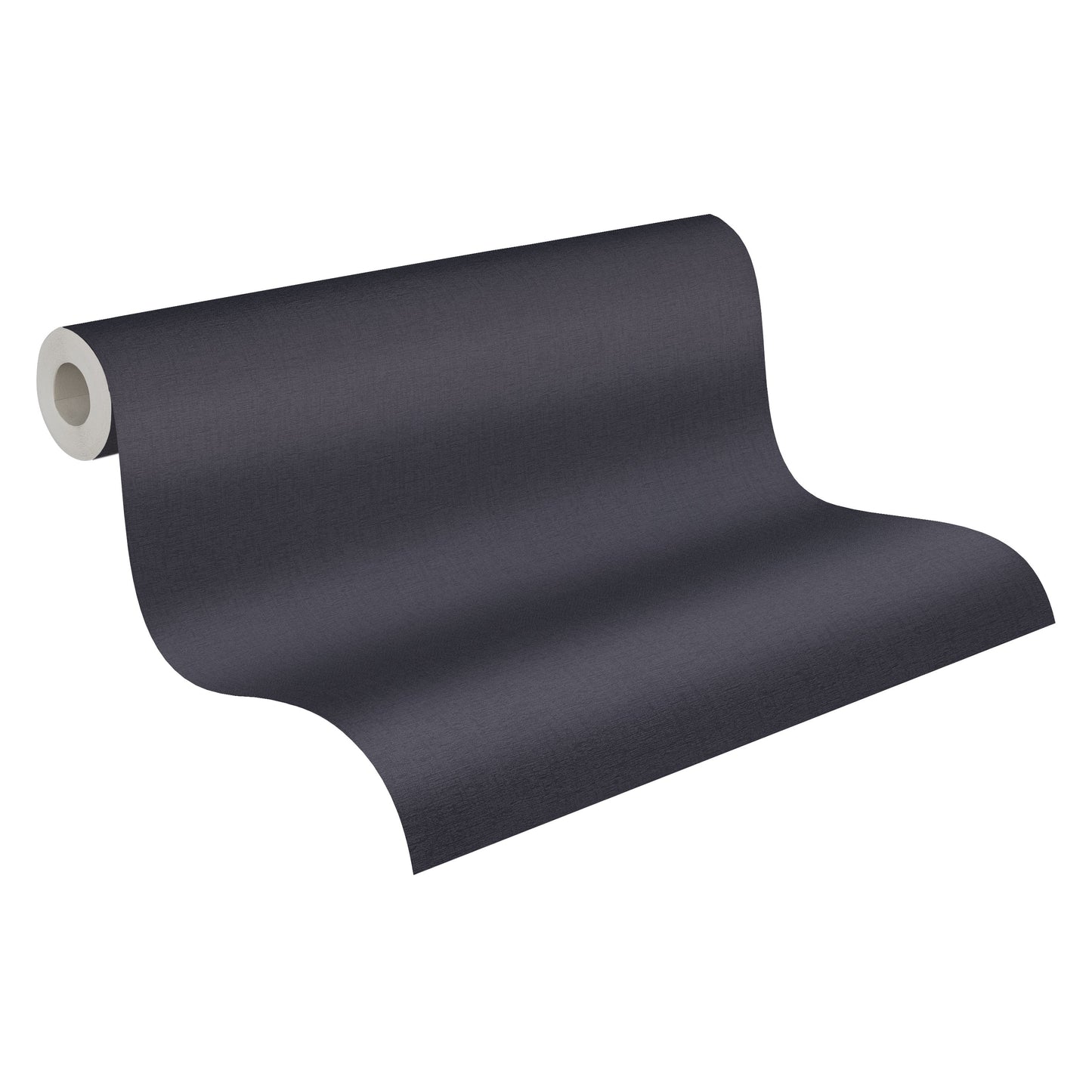Mustertapete Leinenoptik Anthrazit - 10,05 m x 0,53 m