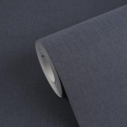 Livingwalls Vibes & Styles  Strukturtapete Blau Dunkelblau - 10,05 m x 0,53 m