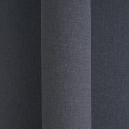 Livingwalls Vibes & Styles  Strukturtapete Blau Dunkelblau - 10,05 m x 0,53 m