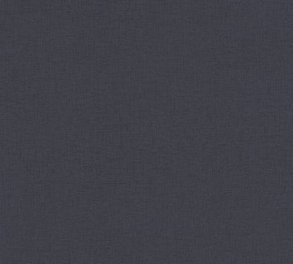 Mustertapete Leinenoptik Anthrazit - 10,05 m x 0,53 m
