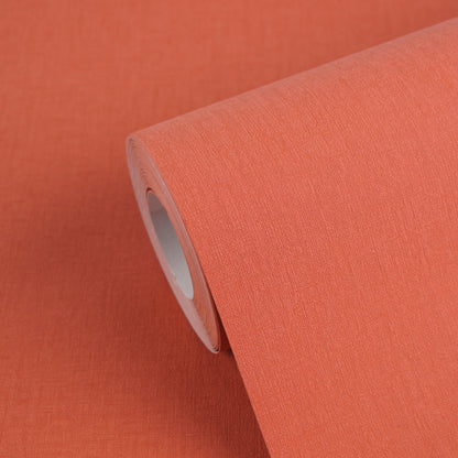 Livingwalls Vibes & Styles  Strukturtapete Rot Orange - 10,05 m x 0,53 m