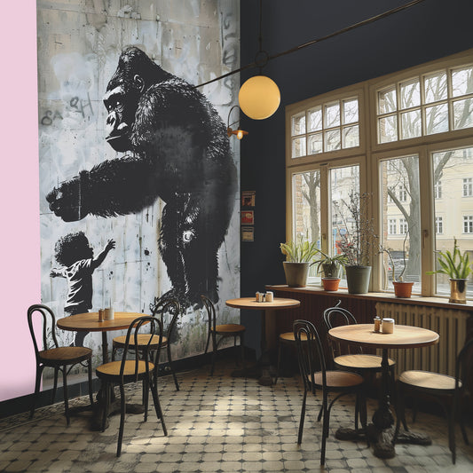 Fototapete Gorilla Kind - 1,59 m x 2,80 m