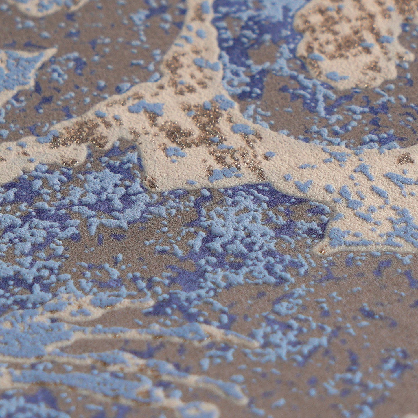 Livingwalls Vibes & Styles Davide - Maison Du Temps Ornament Blau - 10,05 m x 0,53 m