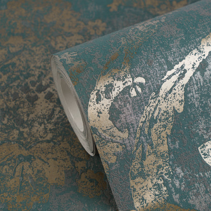 Livingwalls Vibes & Styles Davide - Maison Du Temps Ornament Grün - 10,05 m x 0,53 m