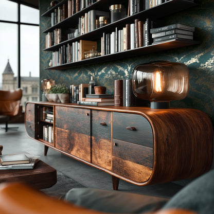 Livingwalls Vibes & Styles Davide - Maison Du Temps Ornament Grün - 10,05 m x 0,53 m