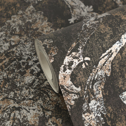 Livingwalls Vibes & Styles Davide - Maison Du Temps Ornament Schwarz - 10,05 m x 0,53 m