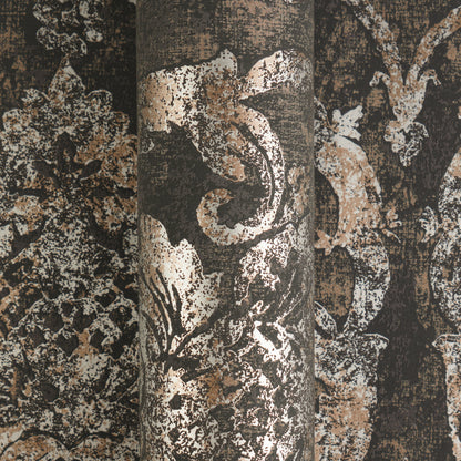 Livingwalls Vibes & Styles Davide - Maison Du Temps Ornament Schwarz - 10,05 m x 0,53 m
