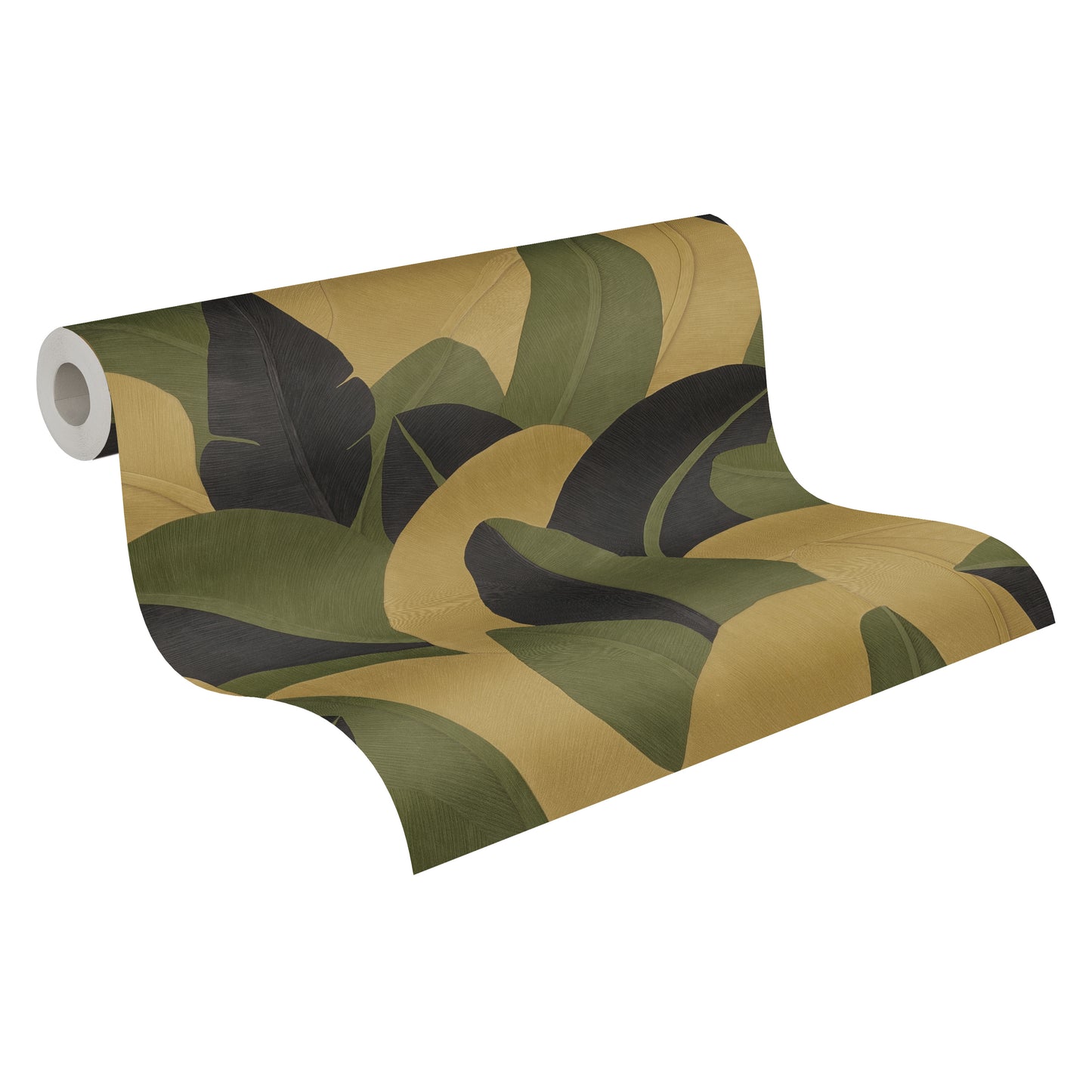 Livingwalls Vibes & Styles Isabelle - Golden Canopy Palmenblätter Gelb - 10,05 m x 0,53 m