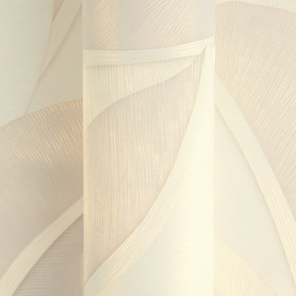 Livingwalls Vibes & Styles Isabelle - Golden Canopy Palmenblätter Creme - 10,05 m x 0,53 m