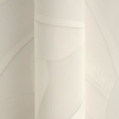 Livingwalls Vibes & Styles Isabelle - Golden Canopy Palmenblätter Weiß - 10,05 m x 0,53 m