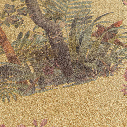 Mustertapete Flora & Fauna Ocker-Bunt - 10,05 m x 0,53 m