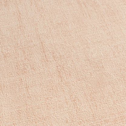 Mustertapete Leinenoptik Pastellrosa Zart - 10,05 m x 0,53 m