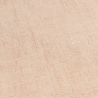 Mustertapete Leinenoptik Pastellrosa Zart - 10,05 m x 0,53 m