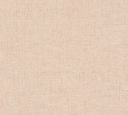 Mustertapete Leinenoptik Pastellrosa Zart - 10,05 m x 0,53 m