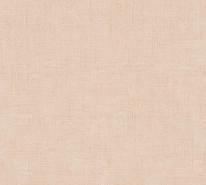 Mustertapete Leinenoptik Pastellrosa Zart - 10,05 m x 0,53 m