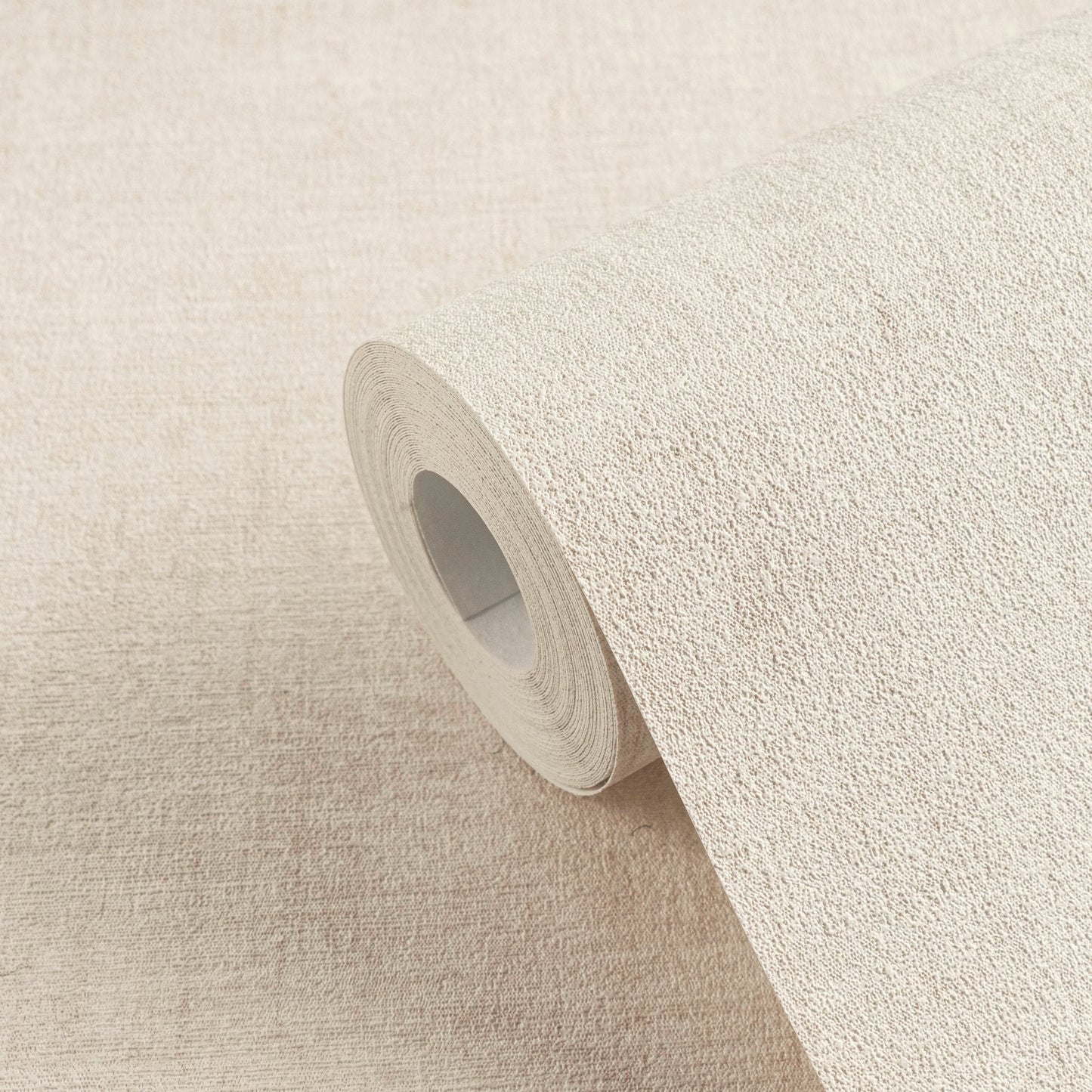 Mustertapete Leinenoptik Beige Zeitlos - 10,05 m x 0,53 m