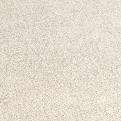 Mustertapete Leinenoptik Beige Zeitlos - 10,05 m x 0,53 m