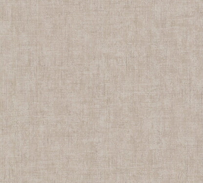 Mustertapete Leinenoptik Taupe Elegant - 10,05 m x 0,53 m