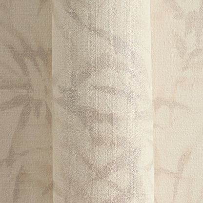 Mustertapete Bambusblätter Beige - 10,05 m x 0,53 m