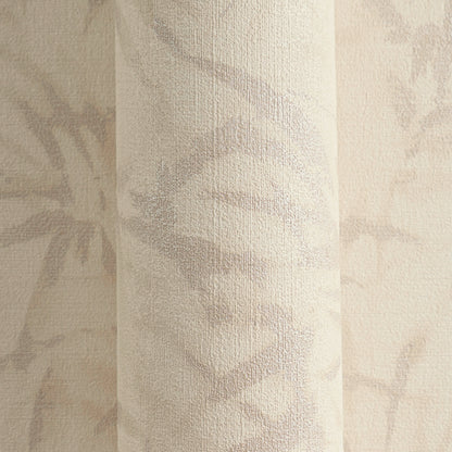 Mustertapete Bambusblätter Beige - 10,05 m x 0,53 m
