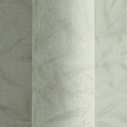 Mustertapete Bambusblätter Salbeigrün - 10,05 m x 0,53 m