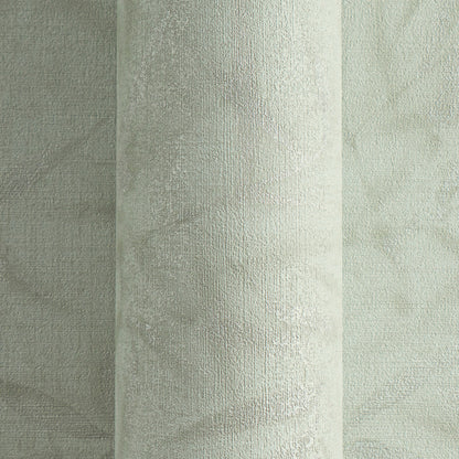 Mustertapete Bambusblätter Salbeigrün - 10,05 m x 0,53 m