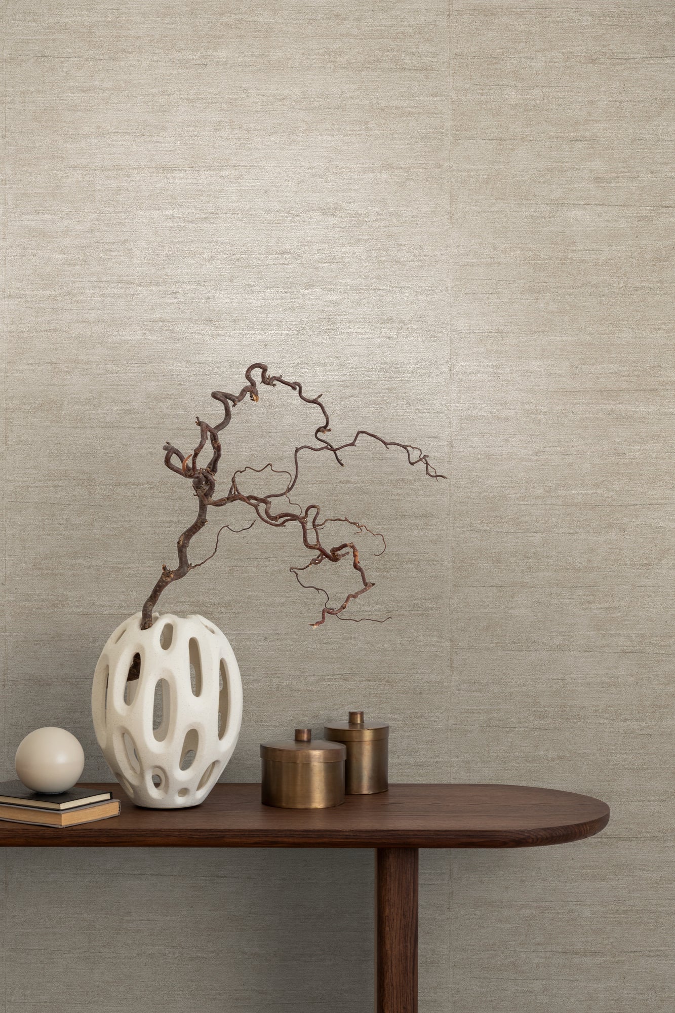 Mustertapete Betonoptik Taupe - 10,05 m x 0,53 m