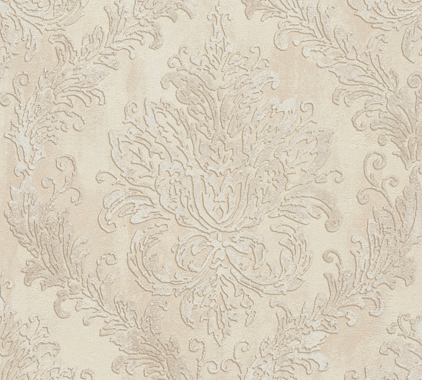 Mustertapete Barock-Ornament Champagner - 10,05 m x 0,53 m