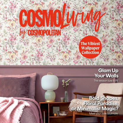 CosmoLiving Petal Poetry-Unfold Weiß 10,05 m x 0,53 m
