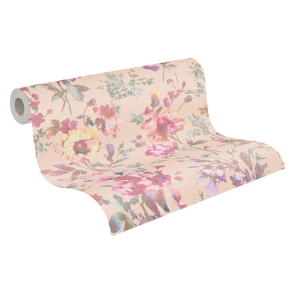 Livingwalls CosmoLiving Petal Poetry-Unfold Blüten Rosa - 10,05 m x 0,53 m