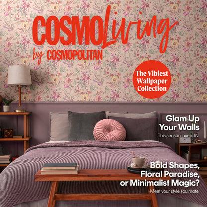 CosmoLiving Petal Poetry-Unfold Rosa 10,05 m x 0,53 m