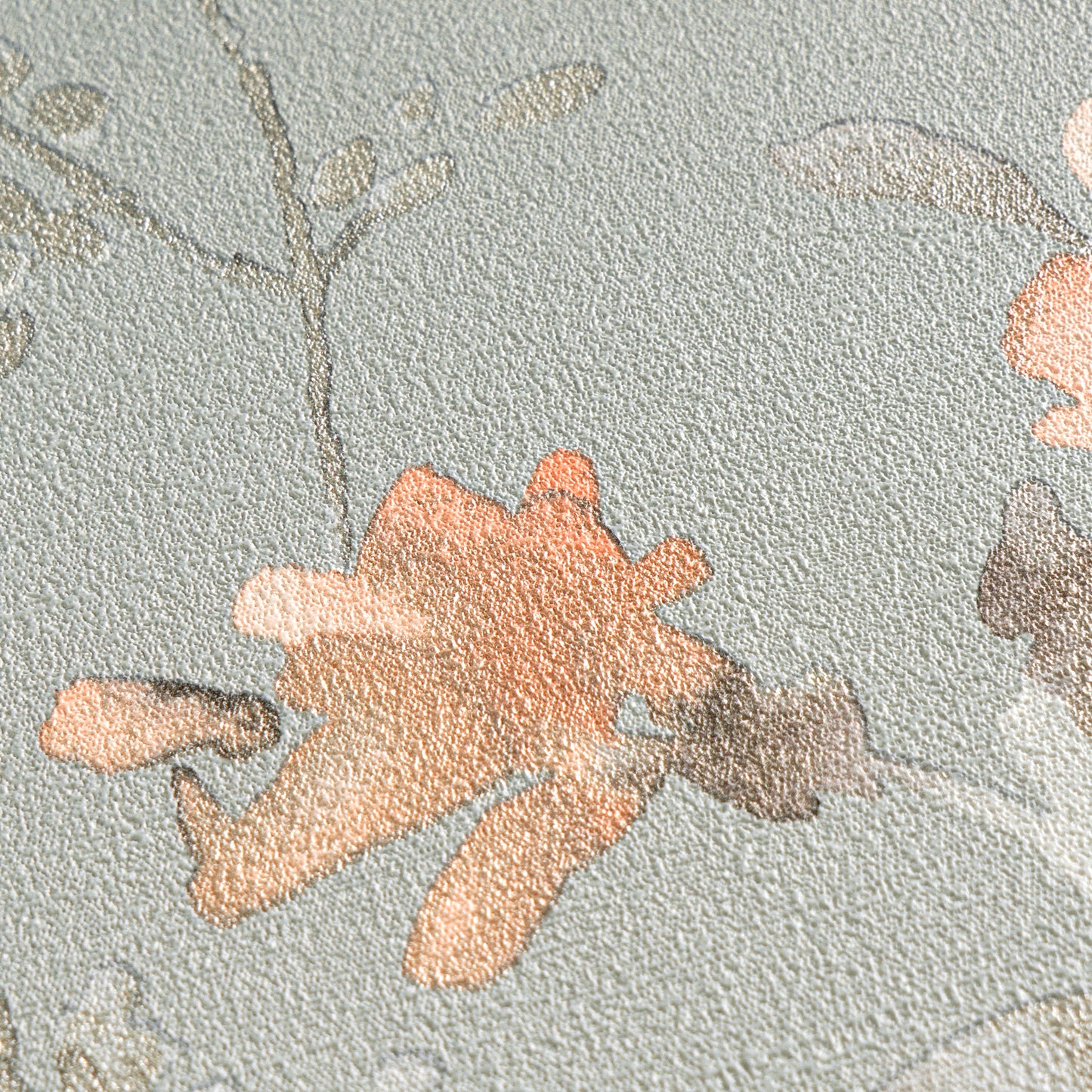 Livingwalls CosmoLiving Petal Poetry-Unfold Blüten Blau Orange - 10,05 m x 0,53 m