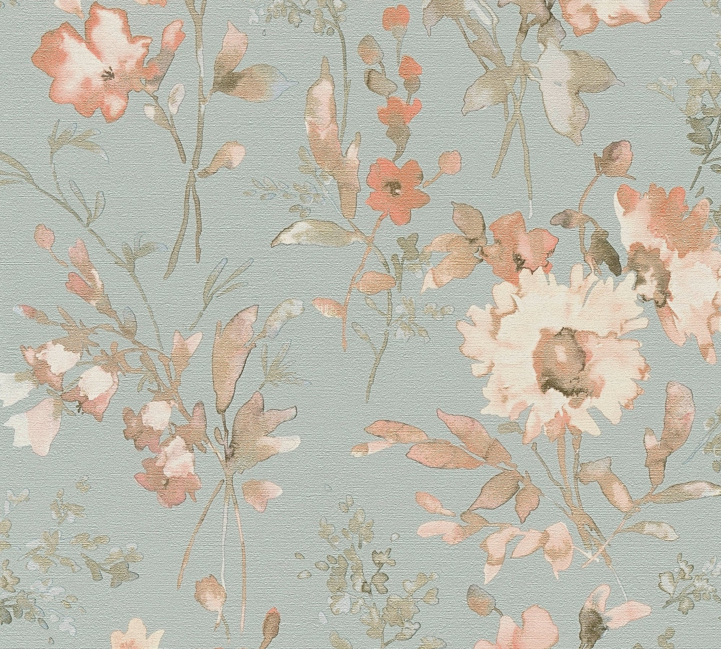 CosmoLiving Petal Poetry-Unfold Blau 10,05 m x 0,53 m