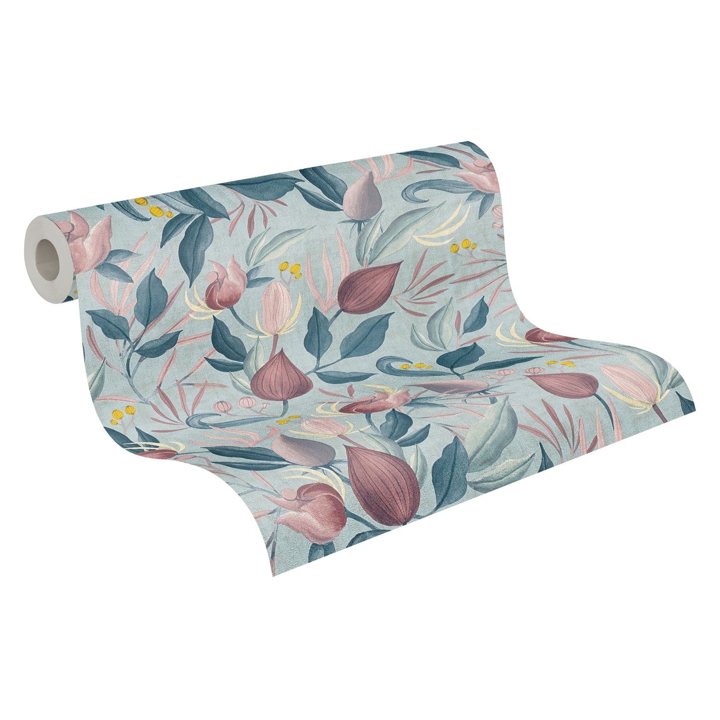 Livingwalls CosmoLiving Still Bloom-Poetry Blüten Blau Rosa - 10,05 m x 0,53 m
