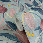 CosmoLiving Still Bloom-Poetry Blau 10,05 m x 0,53 m