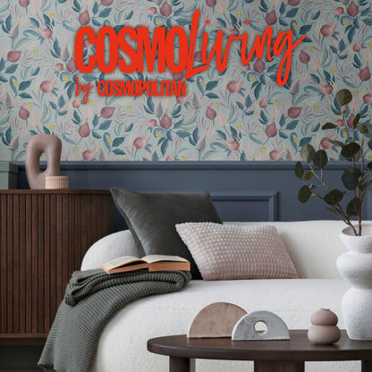 CosmoLiving Still Bloom-Poetry Blau 10,05 m x 0,53 m