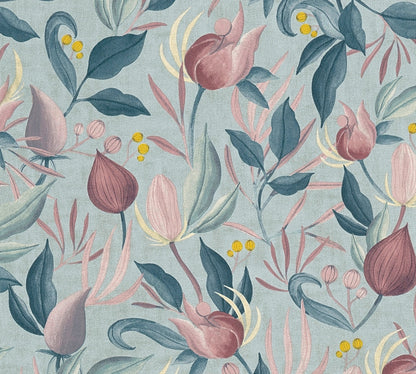 CosmoLiving Still Bloom-Poetry Blau 10,05 m x 0,53 m