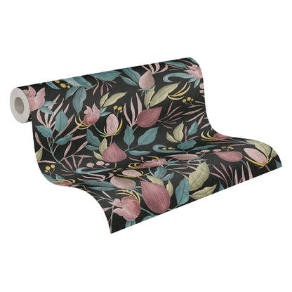 CosmoLiving Still Bloom-Poetry Schwarz 10,05 m x 0,53 m