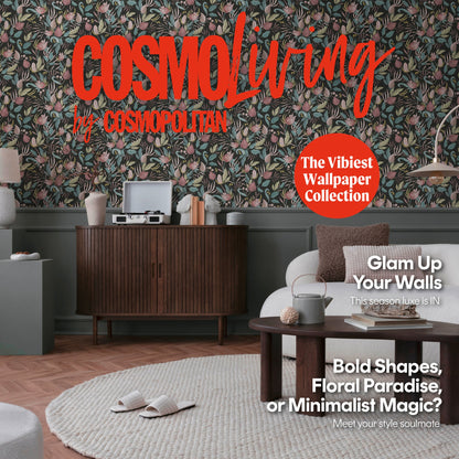 CosmoLiving Still Bloom-Poetry Schwarz 10,05 m x 0,53 m