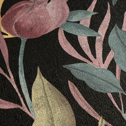 Livingwalls CosmoLiving Still Bloom-Poetry Blüten Schwarz - 10,05 m x 0,53 m