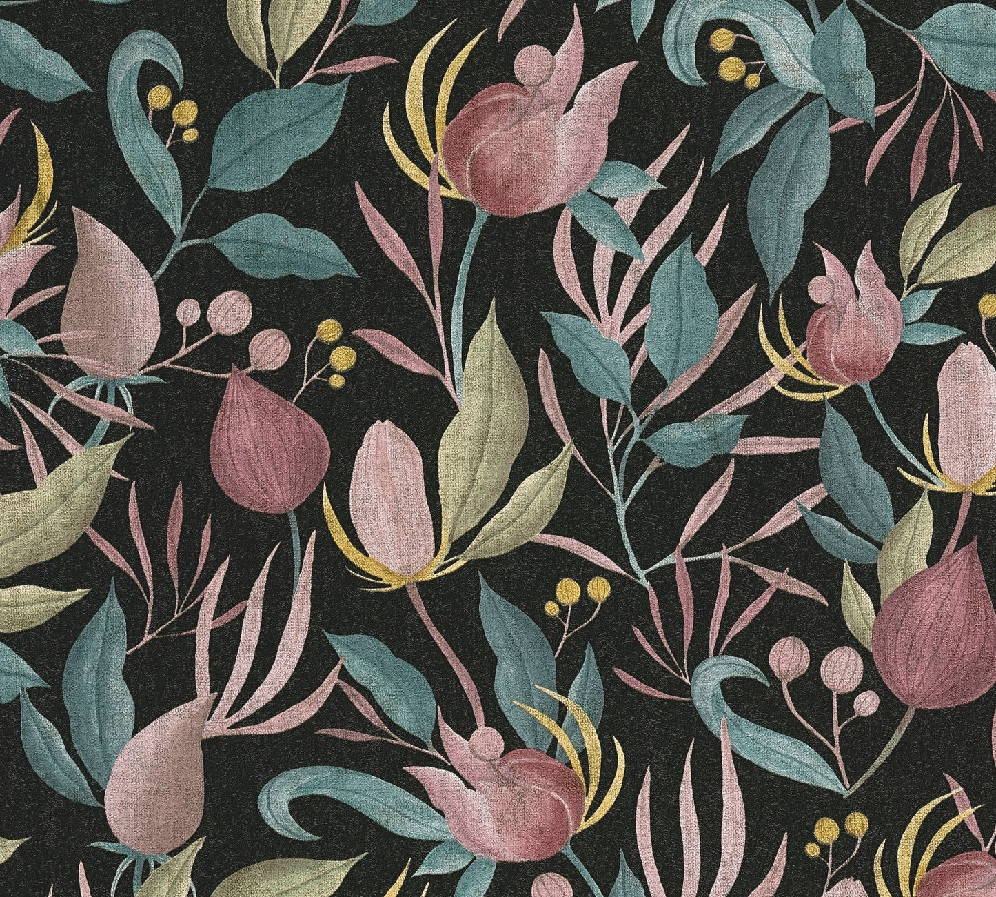 CosmoLiving Still Bloom-Poetry Schwarz 10,05 m x 0,53 m