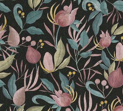 CosmoLiving Still Bloom-Poetry Schwarz 10,05 m x 0,53 m